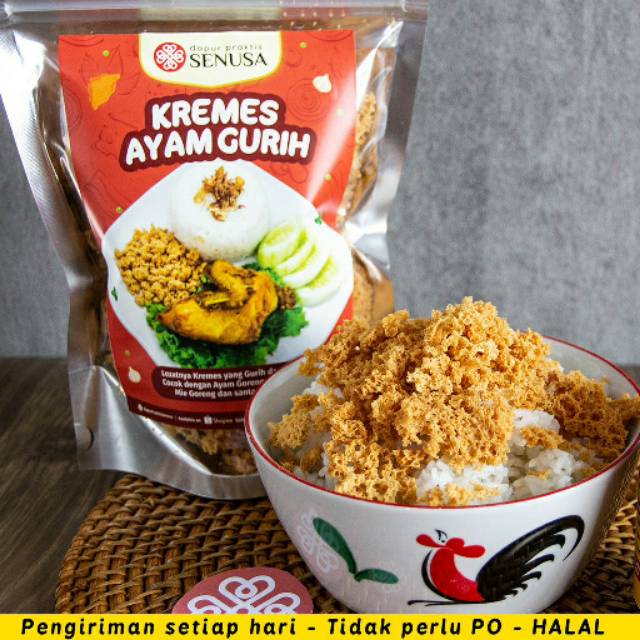 

Kremes Ayam / Kremesan Ayam/ Kremes Gurih 120gr - Kemasan dgn Zipper