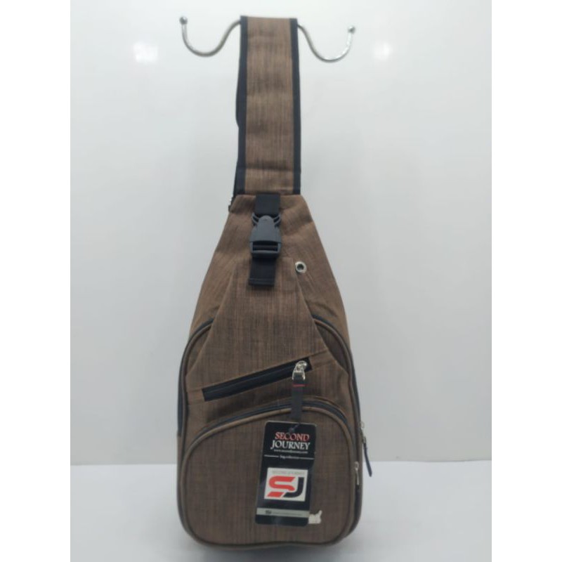 Tas Waist Bag Pria Kanvas Denim #5705