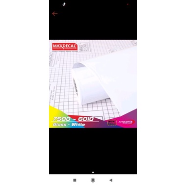 skotlet putih glossy