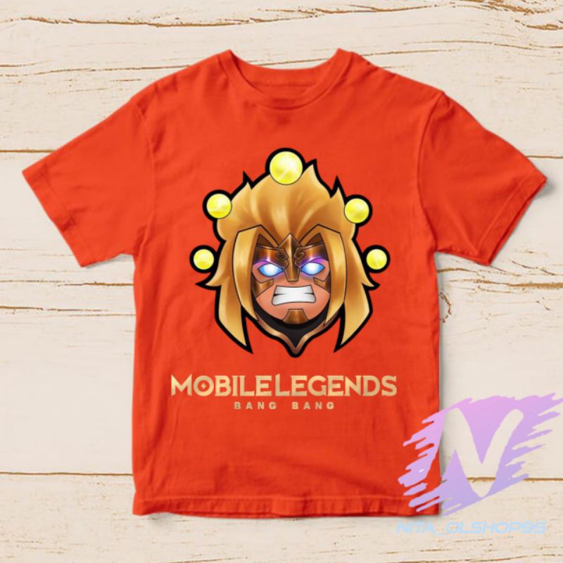 kaos anak baju anak mobile legends hero badang lucu