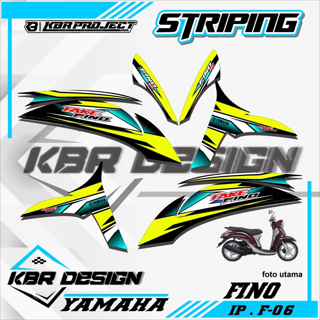 (COD) STICKER STRIPING FINO - STICKER STRIPING MOTOR FINO.07