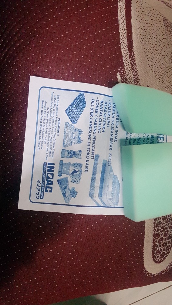 Bantal Kepala/bantal Isi Busa Inoac/bantal Isi Busa Soft Inoac/bantal Quilting/bantal Hotel