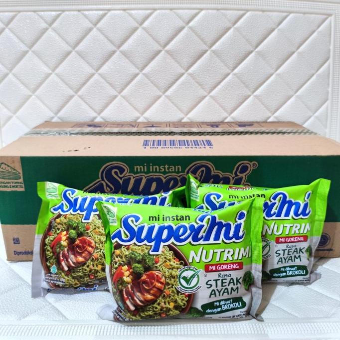 

Supermie goreng rasa steak ayam 80gr 1 dus isi 20pcs