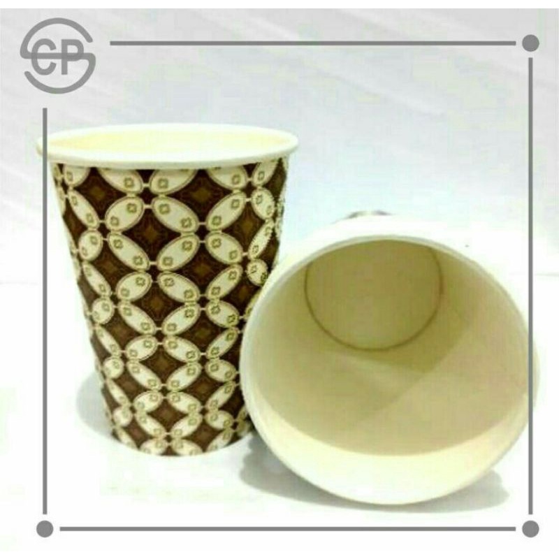 Jual Paper Cup 8oz Gelas Kertas Kopi Tahan Panas 240ml Shopee Indonesia 3209