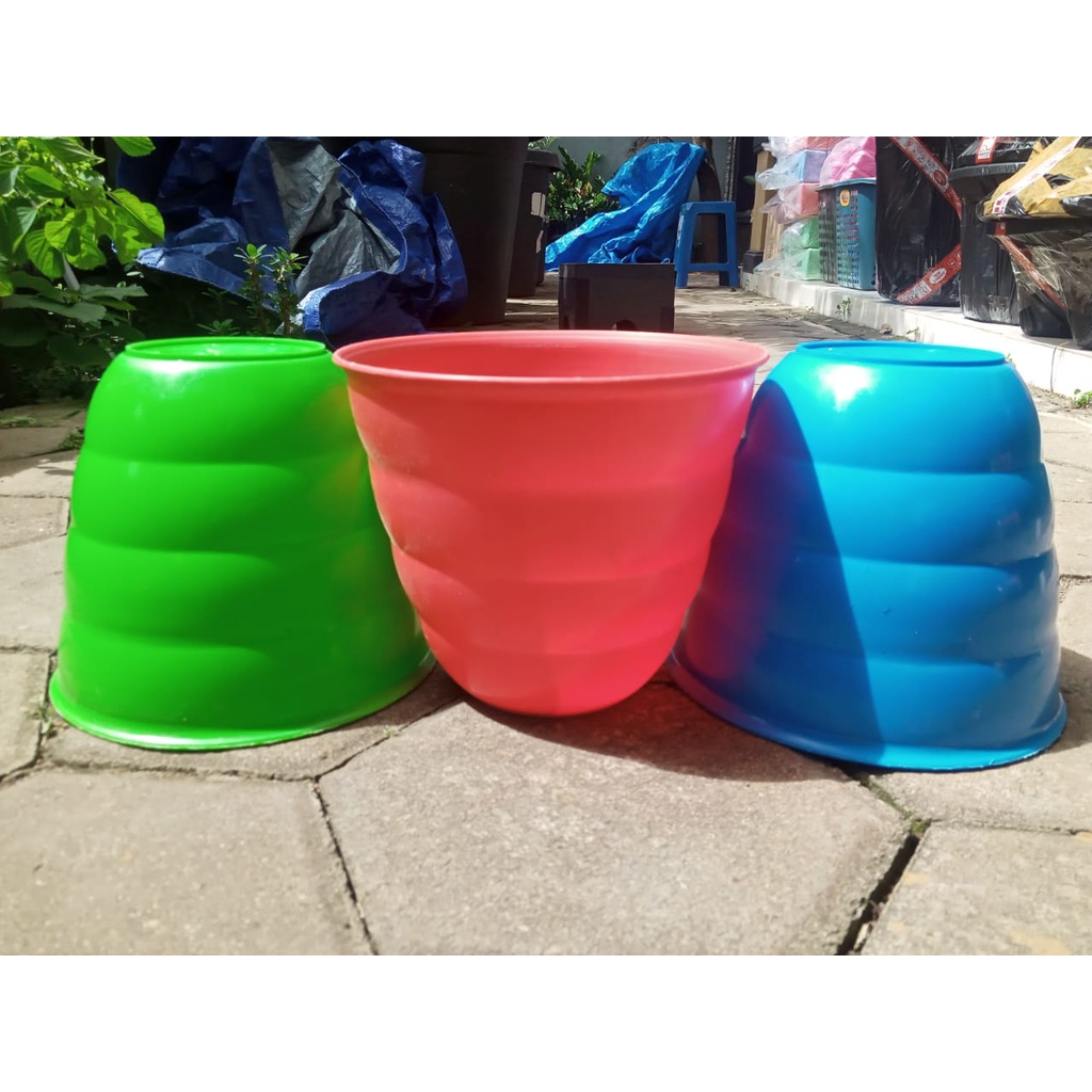 Suistar - pot tawon 20 cm / pot tawon / pot tanaman / pot bunga / pot warna warni / pot hias