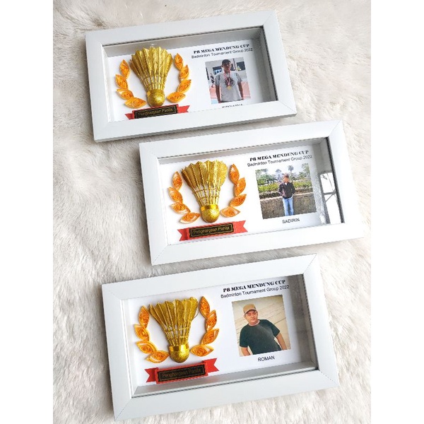Plakat Piala Badminton Foto / Plakat Sparing / Plakat Penghargaan