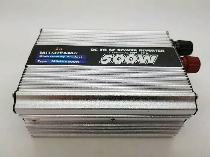 Power Inverter DC to AC 500 Watt Merek Mitsuysma With USB 5V/ Power Inverter 500W/Mitsuyama 500 watt