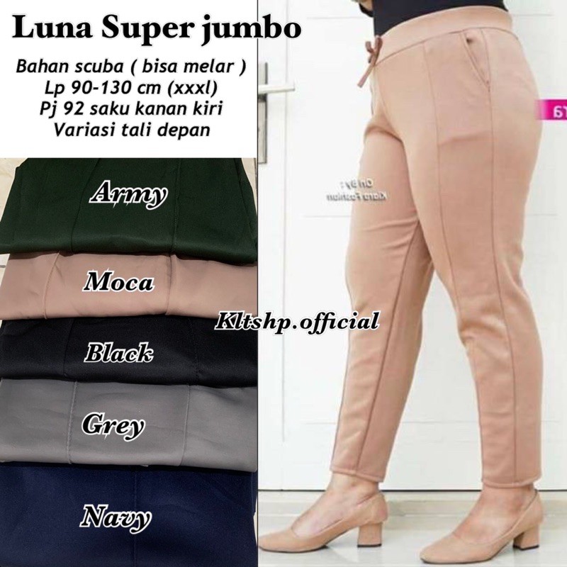 HOMY PANT JUMBO// SUPER JUMBO / CELANA JUMBO CEWEK / SIZE JUMBO / CELANA JUMBO / BIG SIZE PANT