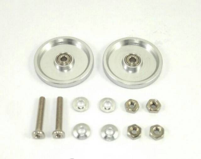 REP TAMIYA 19MM ALUMUNIUM BALL-RACE ROLLER (RINGLESS)