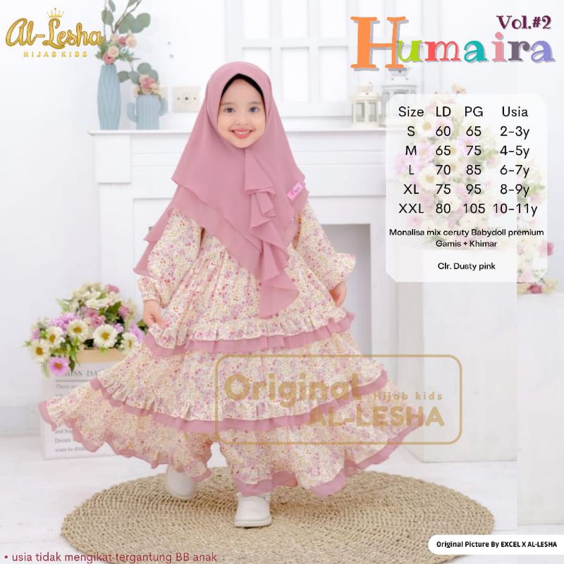 Gamis anak Humaira Kids syari