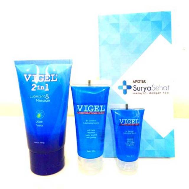 Vigel Pelumas 30gr / 60gr/ 125gr - Vigel Lubricating Gel - Vigel Lubrikan