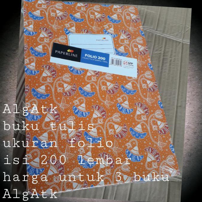 

[[BISA COD]] PLUS. BUKU TULIS UKURAN FOLIO. ISI 200 LEMBAR.