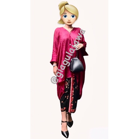 SET KAFTAN TUNIK ARUNA VISCOSE+KAIN BATIK