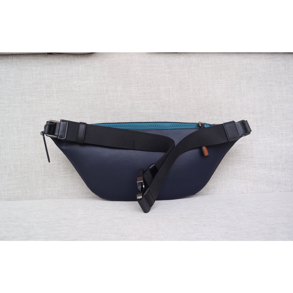 [Instant/Same Day] 75591 coach men's pockets Inclined shoulder bag Chest package   yaobao