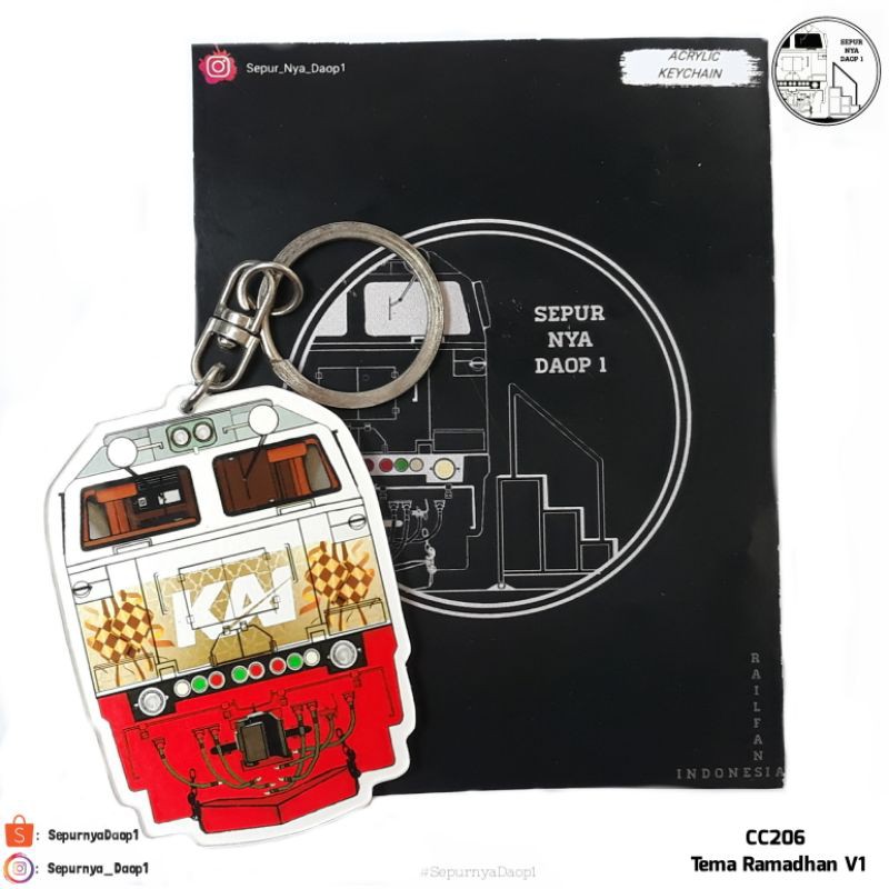 Gantungan kunci CC206 Tema Ramadhan V1