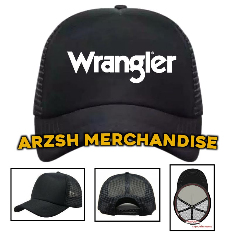 Topi Wrangler - Topi Trucker Jaring Wangler