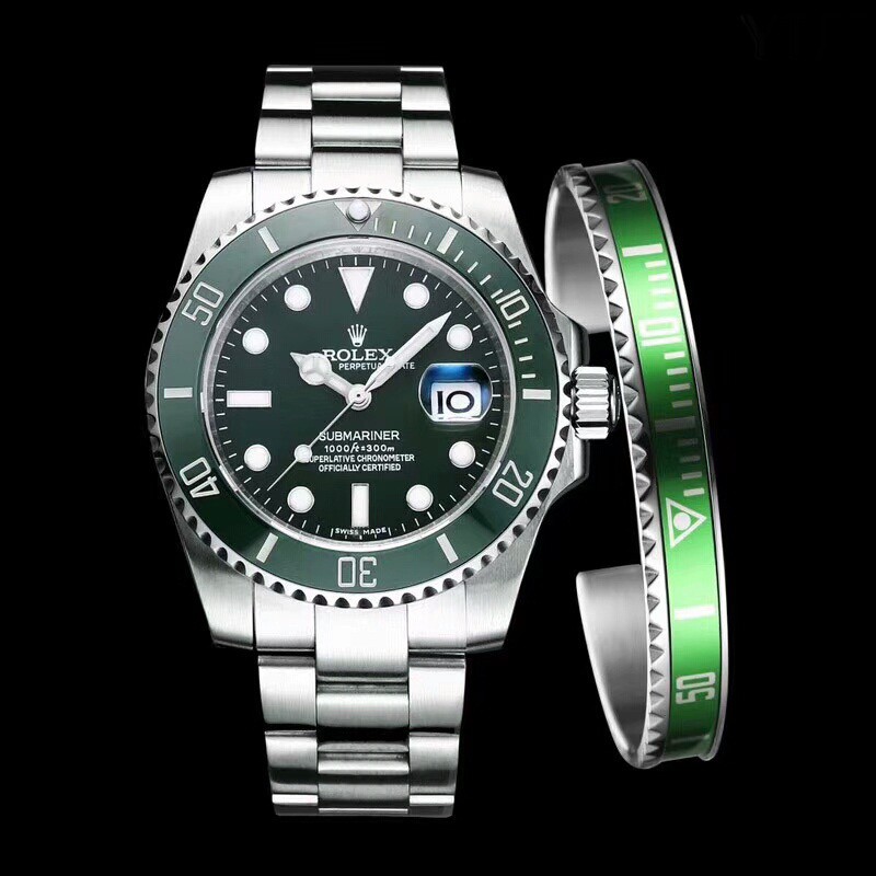 Obral Jam Rolex Submariner All Dial Color Kaca Anti Gores Ori Authentic Strap Plus Gelang Bergaransi