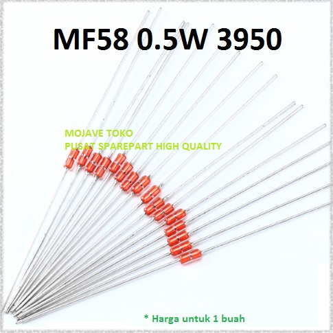 MF58 50K OHM 3950 5% Glass Encapsulated NTC Thermistor High Quality