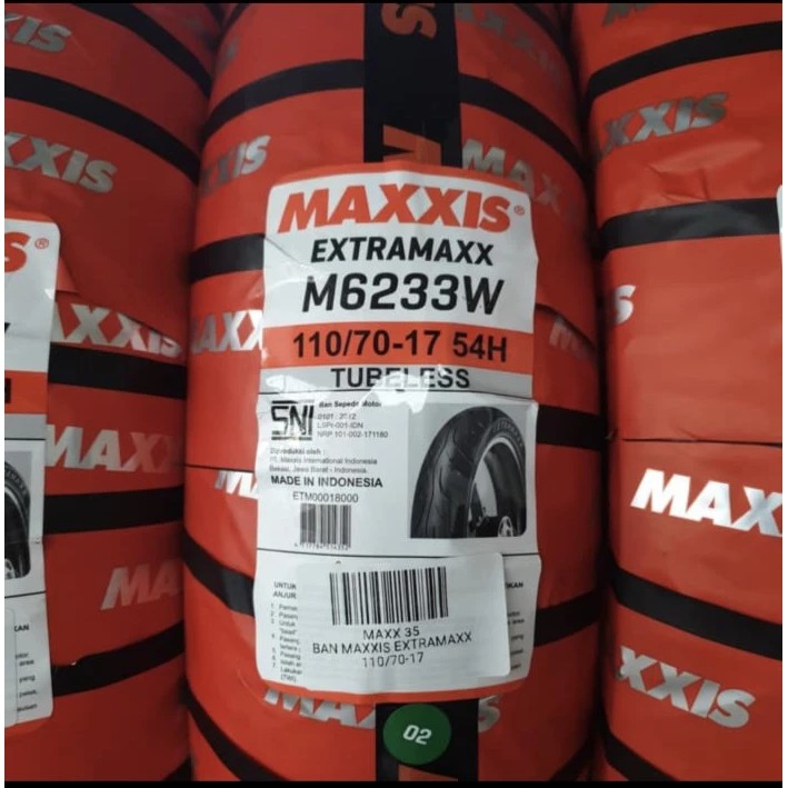 Ban maxxis ring 17 110/70-17 extramaxx