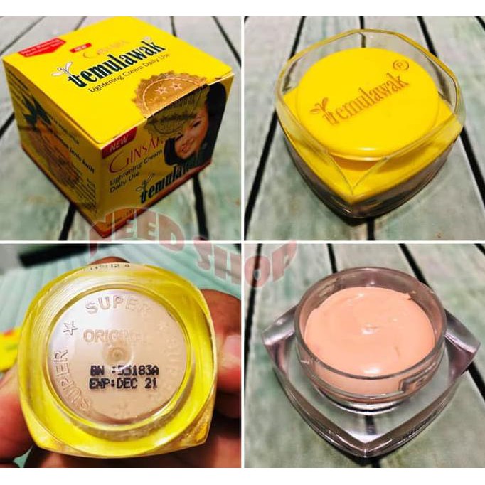Cream Ginsara / Ginsara Temulawak Lightening Cream Daily Use Ori Bpom