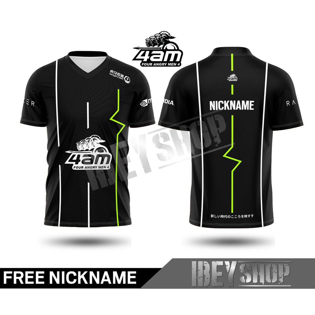 Jersey 4Am Esport Gaming Custom Free Nickname