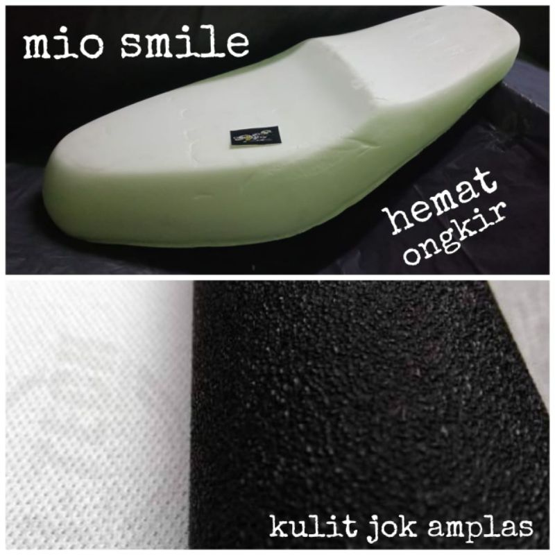 Busa jok Motor Mio sporty/mio smile plus kain jok motif amplas
