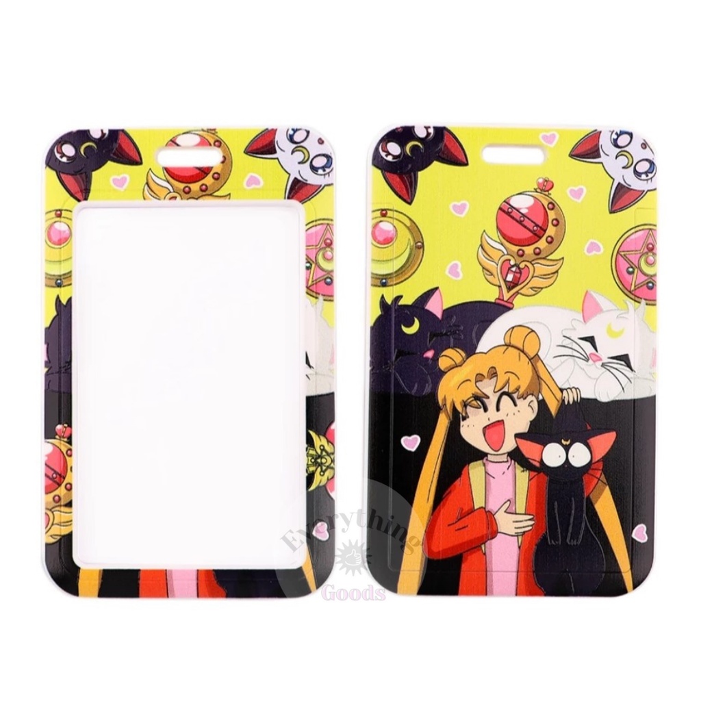 

Everything Goods - BH000038 Sailor Moon Badge Holder ID Card Holder Name Tag Lucu