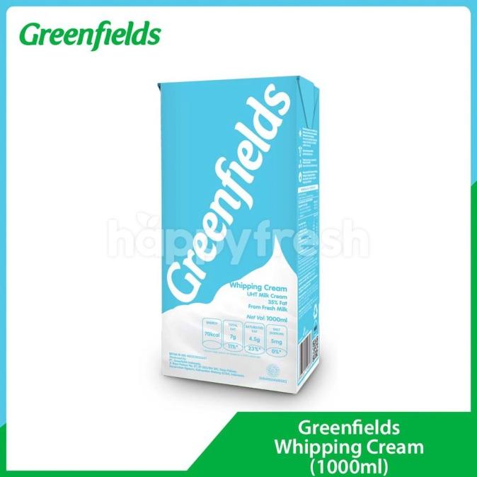 

(BISA COD) GREENFIELDS WHIPPING CREAM 1L (GOSEND / GRAB ONLY)