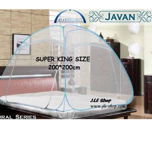KELAMBU JAVAN BED QUEEN 200x200cm