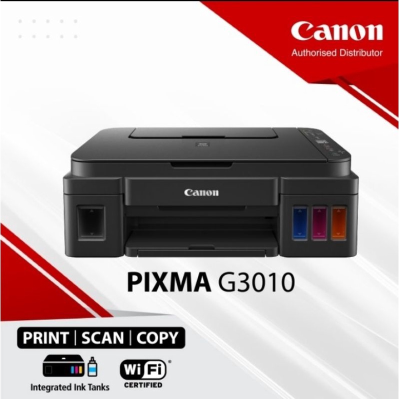 Canon Inkjet Printer PIXMA G3010 Canon G 3010 ( Print - Scan - Copy - Wifi )