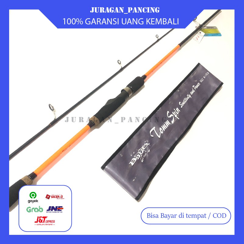 ALAT PANCING FISHING ROD JORAN BLOOD TOMM SPIN 602/17 LB|PANJANG 180CM|KUAT 8KG|RING FUJI