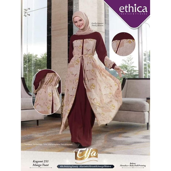 GAMIS TERBARU 2022 ETHICA KAGUMI 253 MANGO TOAST