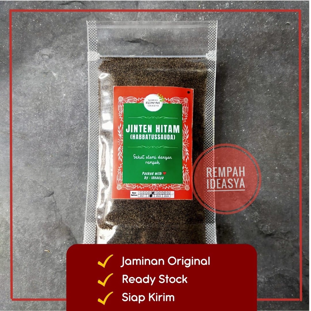 

Jinten Hitam Bubuk HABBATUSSAUDA / BLACK CUMIN SEED / JSR HEBRAL