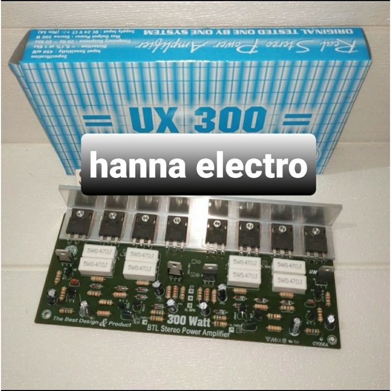 kit power ux 300 watt stereo