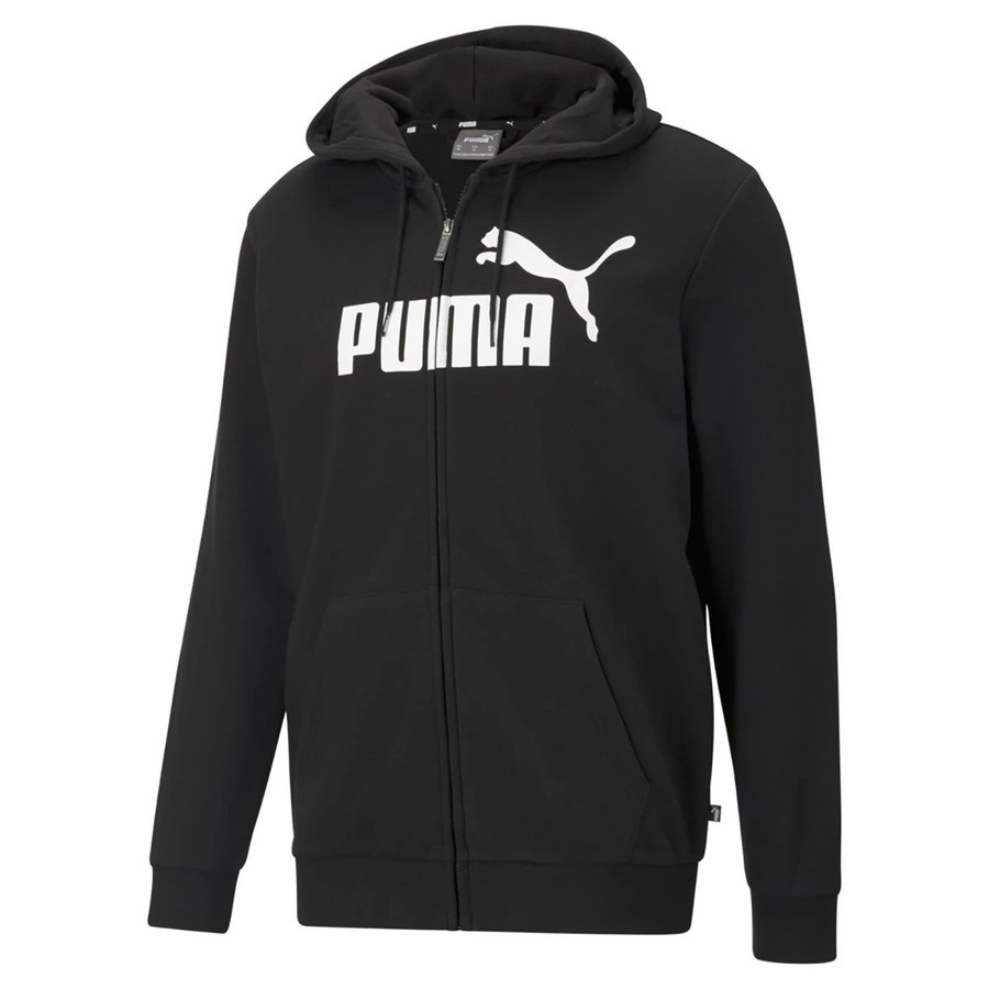Puma Hoodie Unisex PUMA ESS Big Logo FZ Hoodie TR 58670001 sarang sepatu