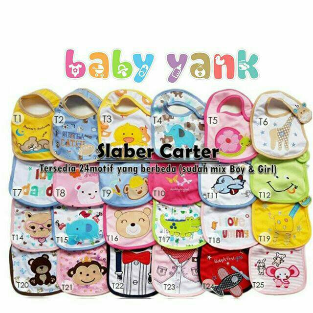 ♥BabyYank♥ Slabber Bayi waterproof / Celemek Bayi Murah / Slaber Kain Bayi / Tatakan iler bayi