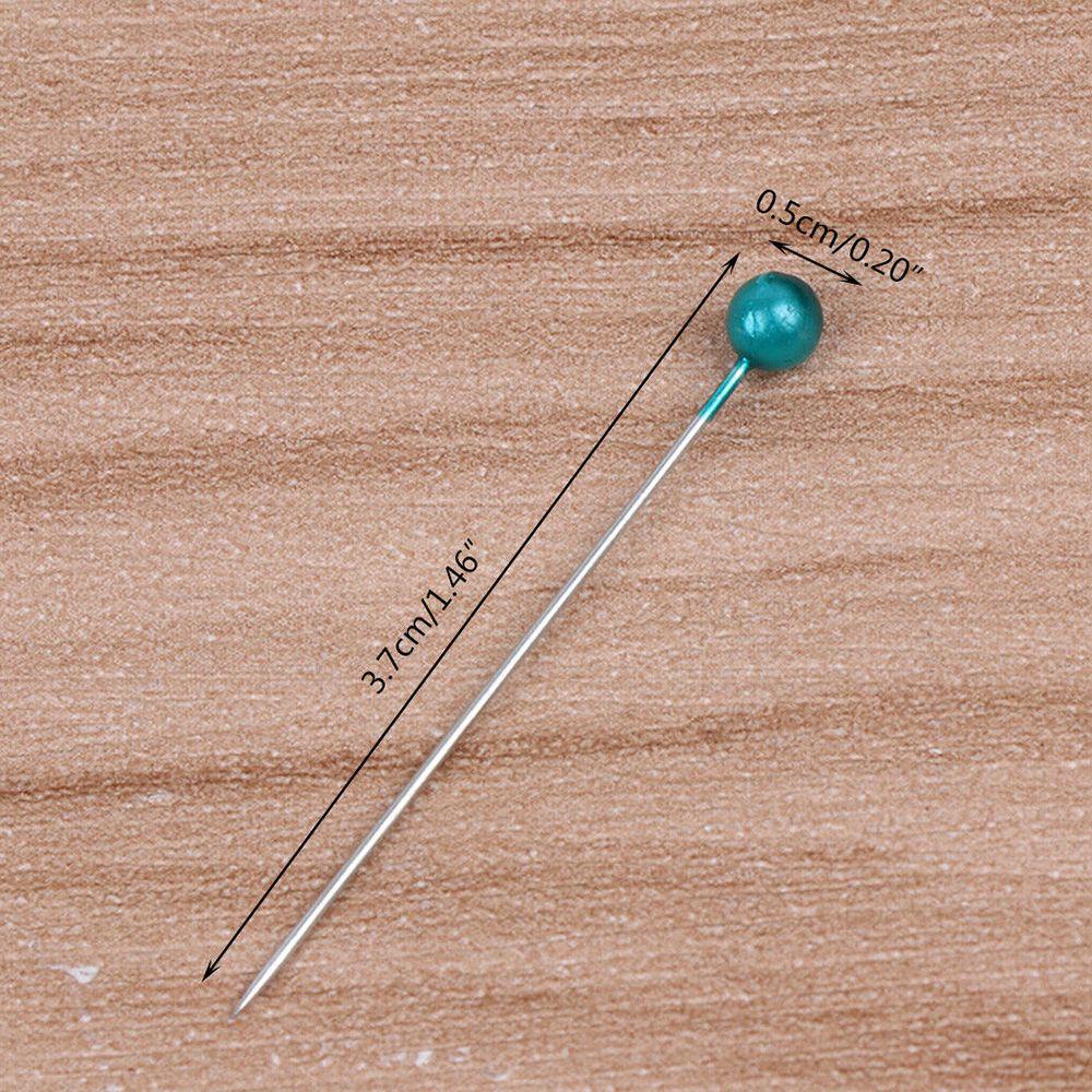 [Elegan] Dressmaking Pins Dressmaker Warna-Warni DIY Korsase Aksesoris Pernikahan Pin Lurus