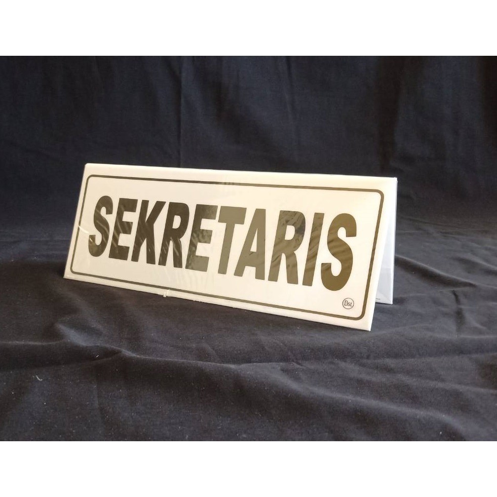 

Label Meja Akrilik Tulisan Sekretaris