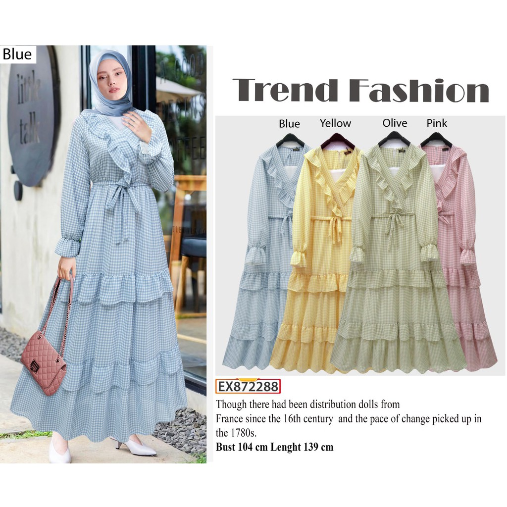 GAMIS EXTU ORI PREMIUM IMPORT BANGKOK/GAMIS LEBARAN/GAMIS SULTAN/GAMIS KEKINIAN