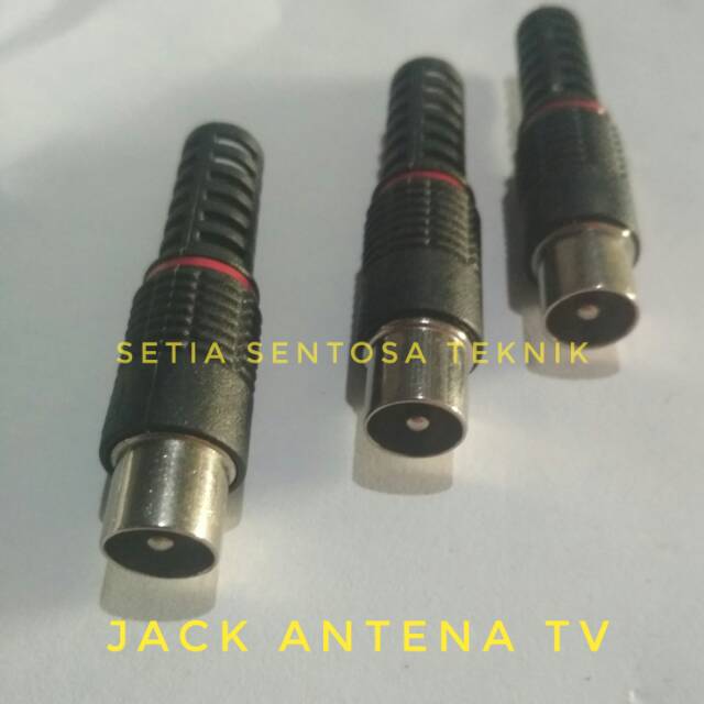 Jack antena TV plastik