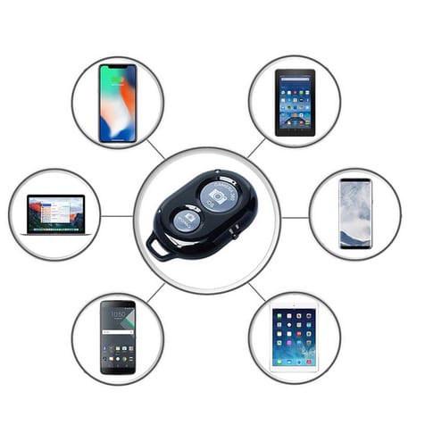 TOMSIS BLUETOOTH SELFIE REMOTE SHUTTER CONTROL CAMERA ANDROID DAN IOS TOMBOL BLUETOOTH