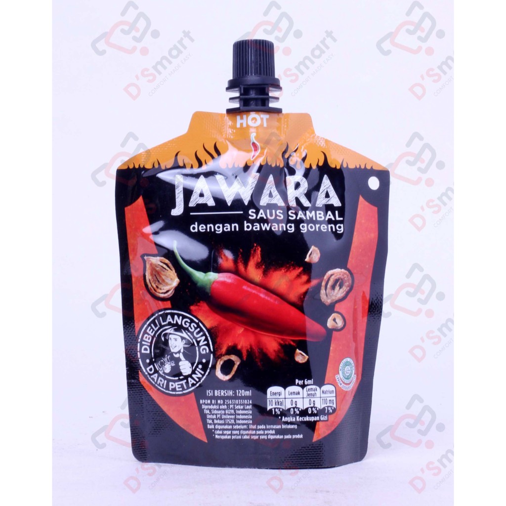 

Jawara Chili Sauce Hot Pouch 120ml
