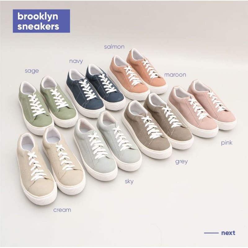 AMZ BY AMAZARA Sepatu sneakers wanita brooklyn sneakers artificial leather