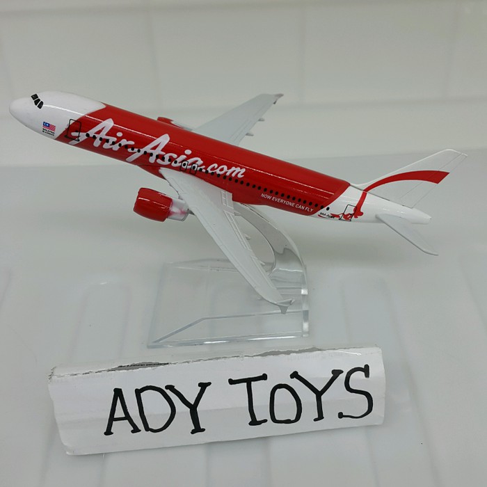 Promo Miniatur Pajangan Pesawat Passenger Plane Model AIR ASIA COM 9M AHR Murah