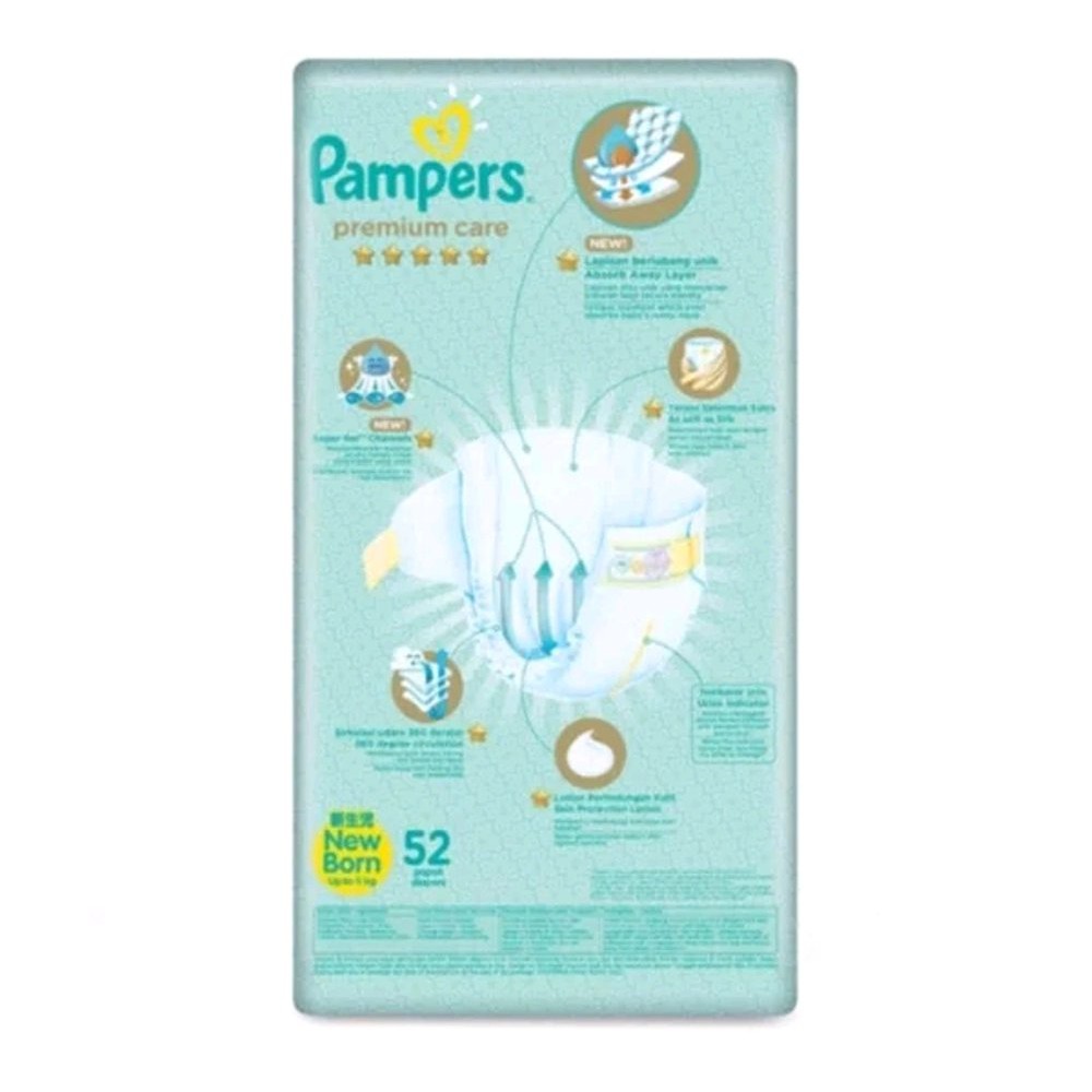 Jual Pampers Premium Care perekat New born Murah
