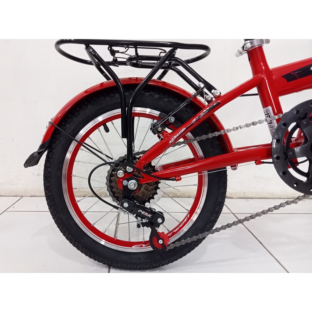 Sepeda Lipat Anak 16 inch Evergreen 6 Speed Murah-4