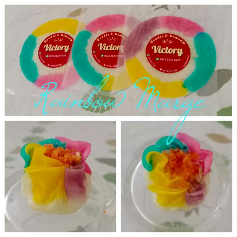 

Kulit dimsum rainbow marge blok