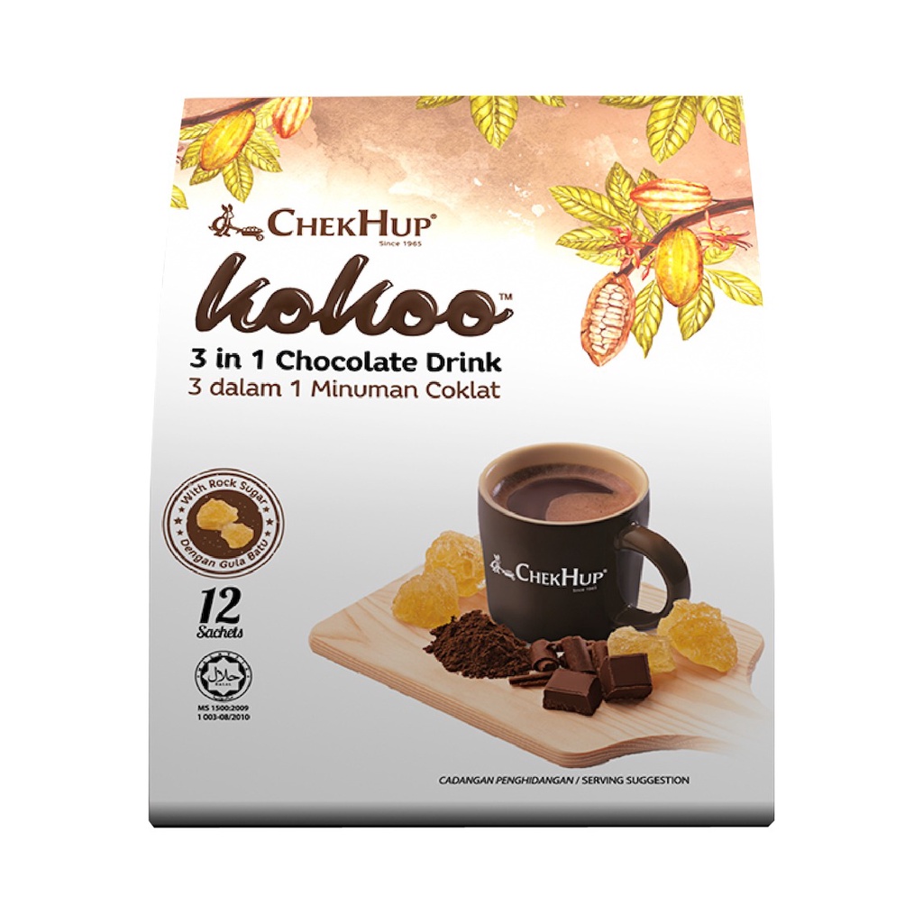

CHEK HUP Kokoo Hot Chocolate Drink exp Juli 2026 PROMO HALAL