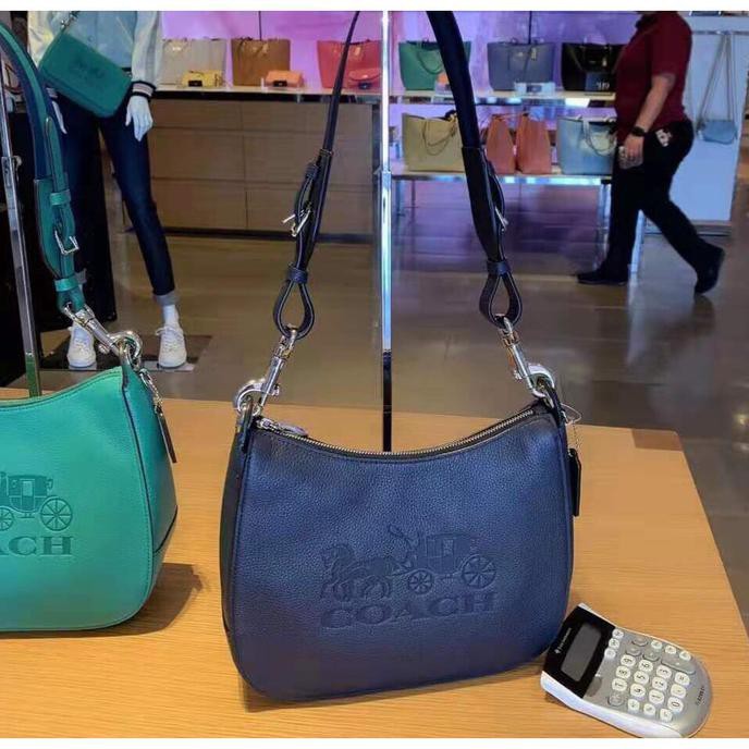 Pengiriman Cepat Coach Jes Hobo shoulder Bag STOK TERBATAS