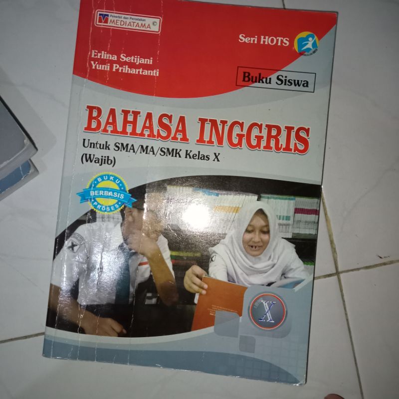 preloved buku bekas mediatama perbankan dasar bahasa Inggris simulasi dan komunikasi digital kelas 1